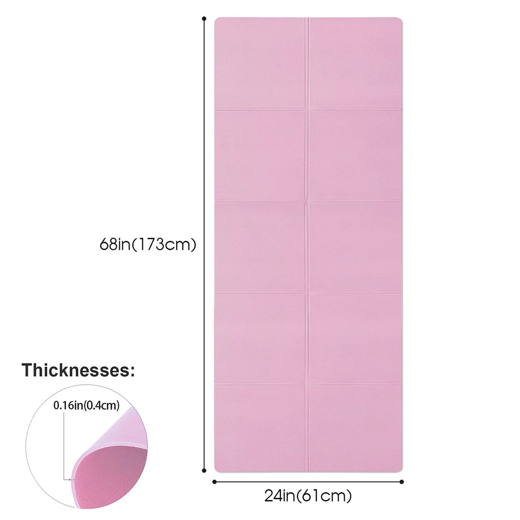 Non-Slip Yoga Mat 4mm — Lightweight & Durable Exercise Mat for Yoga, Pilates & Gymnastics | Home & Gym