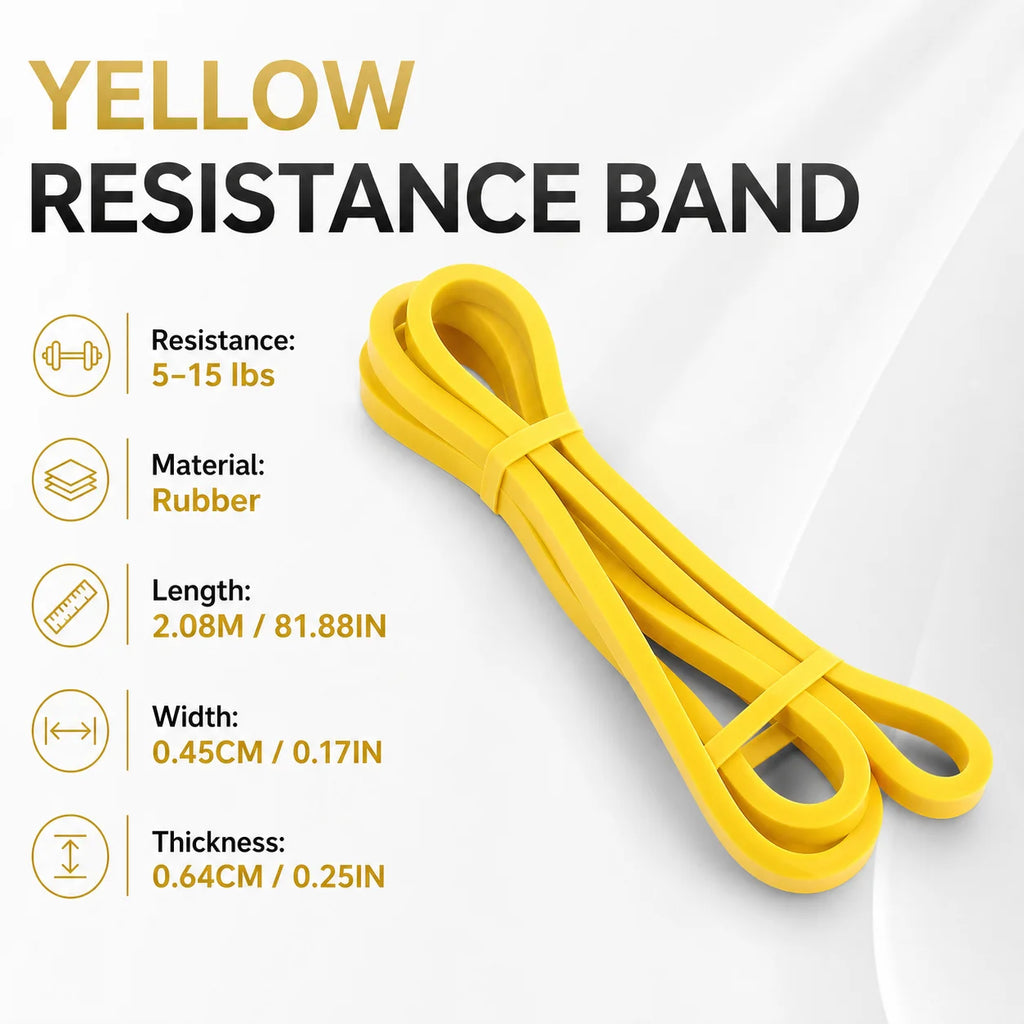 Premium Resistance Bands 5 to 120 lbs — Full Body Strength Training for Gym, Yoga, Pilates & CrossFit | Home & Outdoor