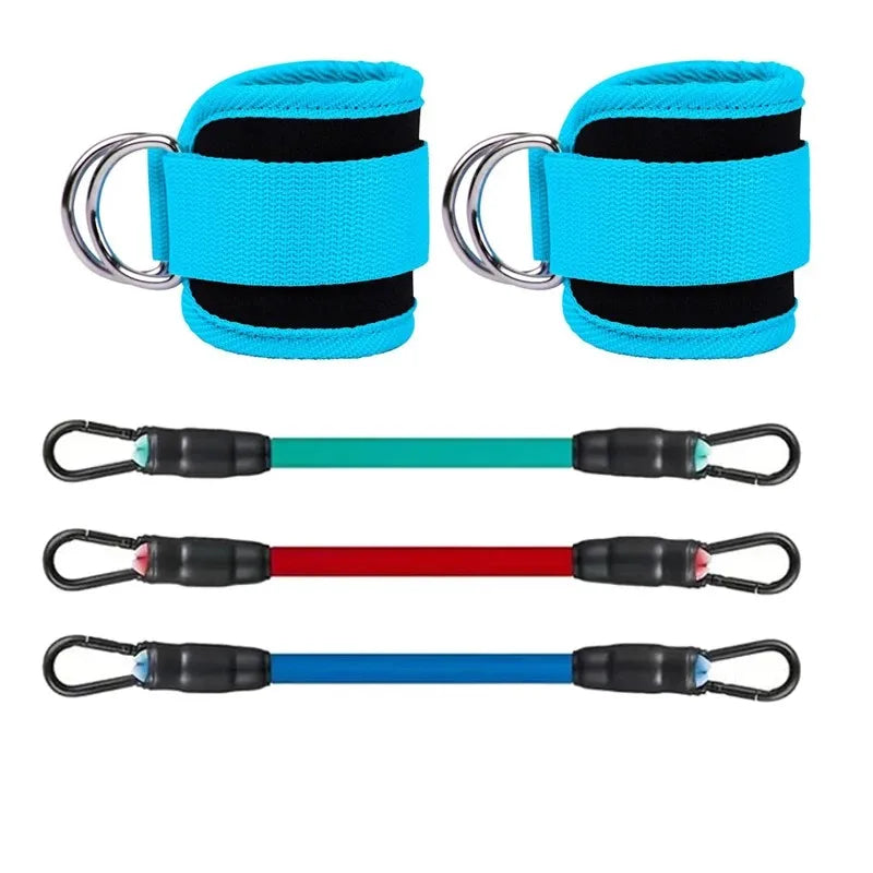 Ankle Straps for Resistance Bands — Fitness Set for Gym, Yoga & Home Workouts | Men & Women
