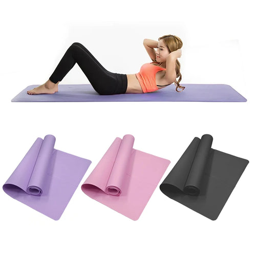 Non-Slip Yoga Mat 4mm — Lightweight & Durable Exercise Mat for Yoga, Pilates & Gymnastics | Home & Gym