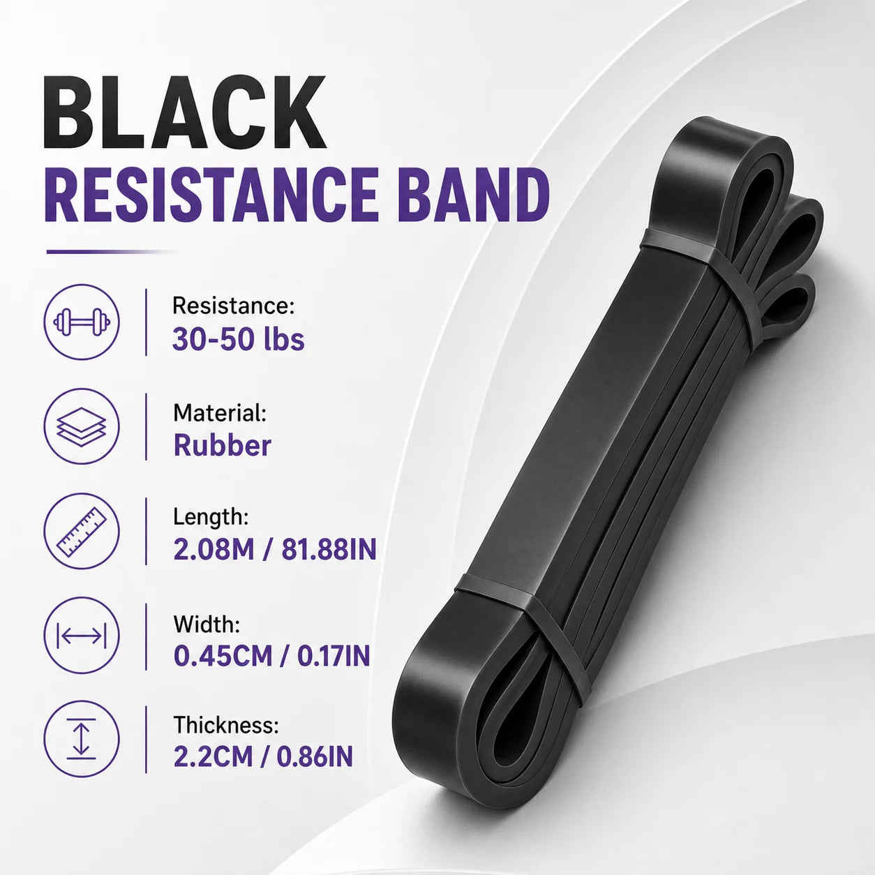 Premium Resistance Bands 5 to 120 lbs — Train Anywhere