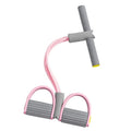 4-Tube Resistance Band Pedal Puller — Full Body Strength Training for Arms, Waist, Abs & Legs | Home & Gym