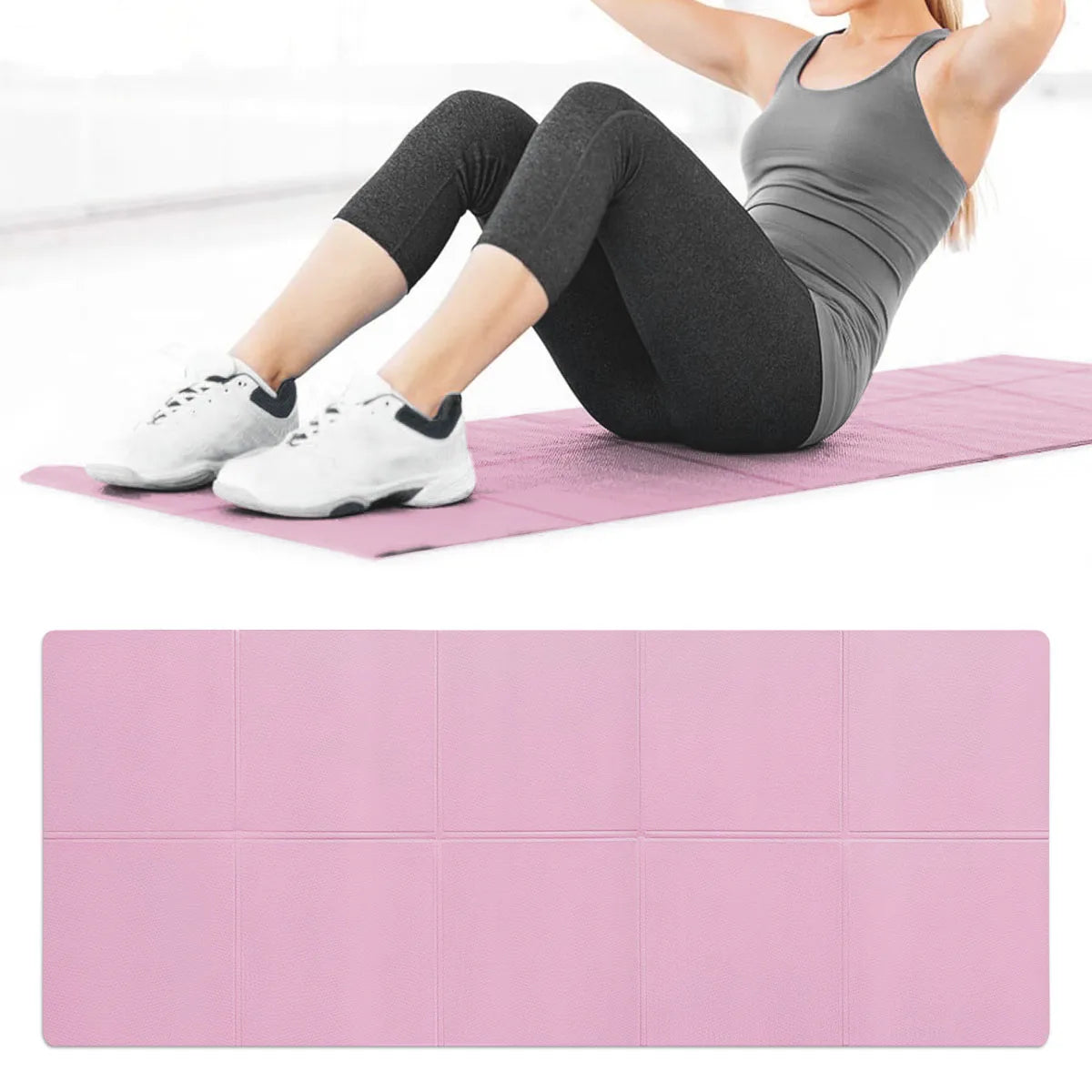 Non-Slip Yoga Mat 4mm — Lightweight & Durable Exercise Mat for Yoga, Pilates & Gymnastics | Home & Gym