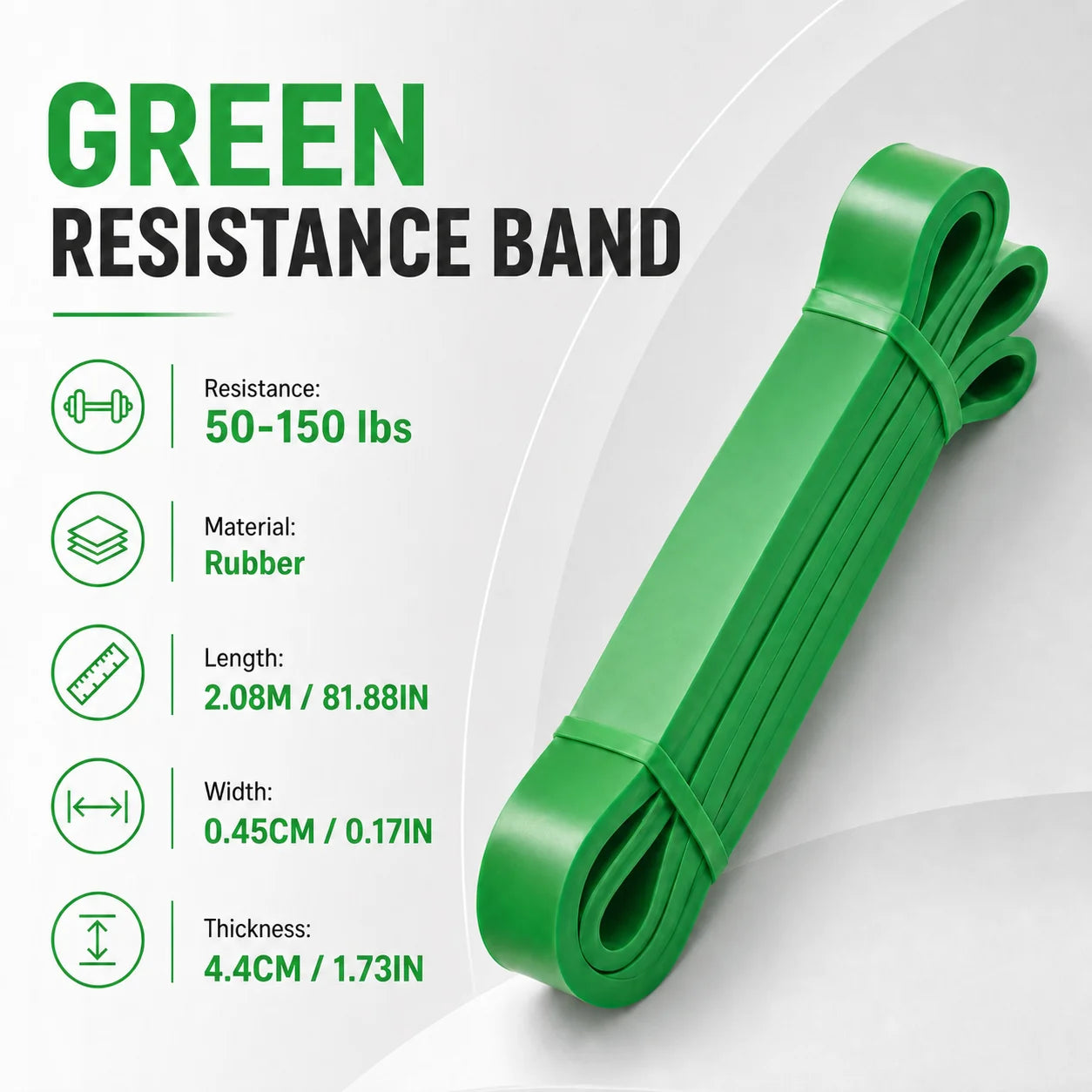 Premium Resistance Bands 5 to 120 lbs — Train Anywhere