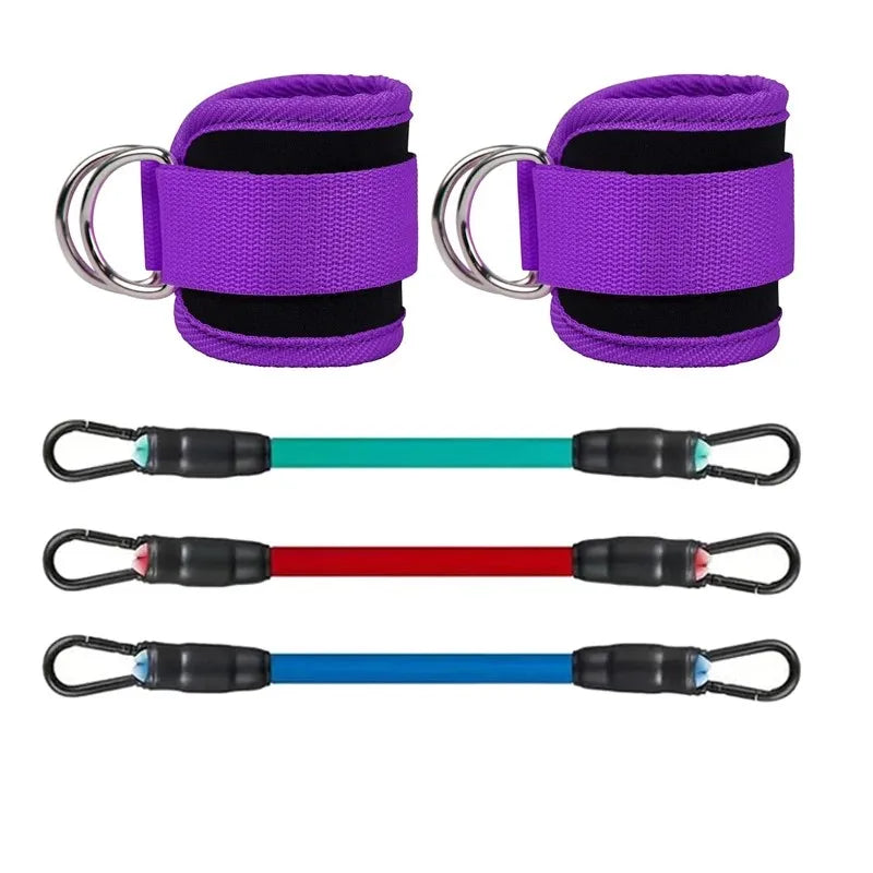 Ankle Straps for Resistance Bands — Fitness Set for Gym, Yoga & Home Workouts | Men & Women